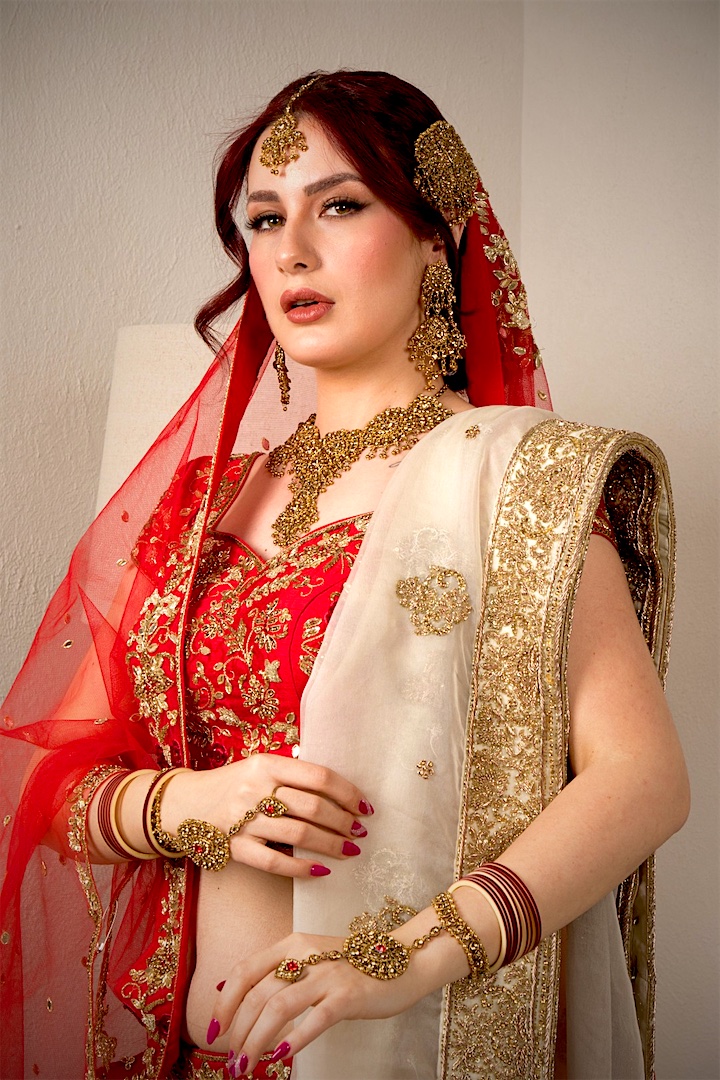 Bridal makeup look