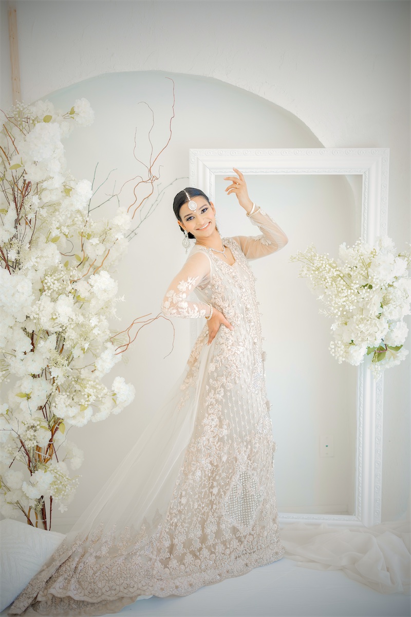 Bridal makeup look